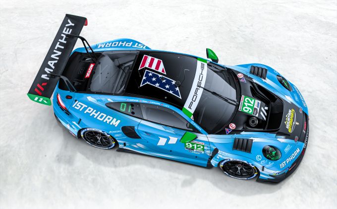 Morris Schuring IMSA Michelin Endurance Cup #912 Porsche 911 GT3 R Manthey 1st Phorm Foto 3