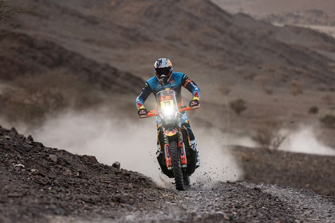 Edgar Canet tijdens etappe 2 van de Dakar 2026