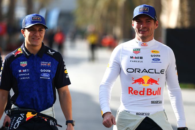 Max Verstappen test RB22