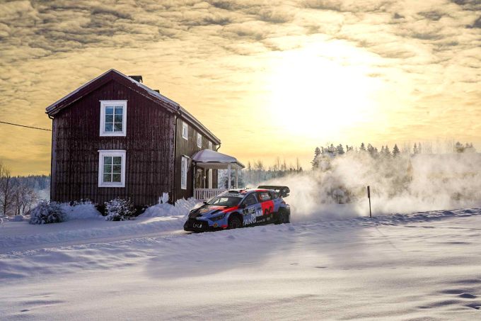 FIA WRC Rally Sweden 2026 Lappi reed de Hyundai naar de vierde plaats