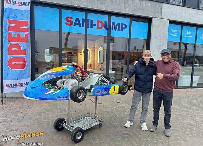 Nieuw geopend Sani-Dump Aalsmeer - Cruquius: Devyan Roest met Nana Aniam