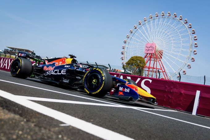 Max Verstappen F1 Red Bull GP Jpan 2026 actie