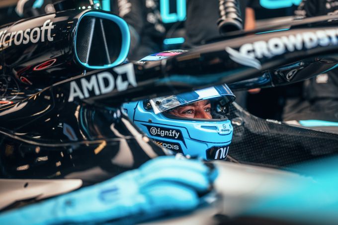 George Russell Mercedes Melbourne