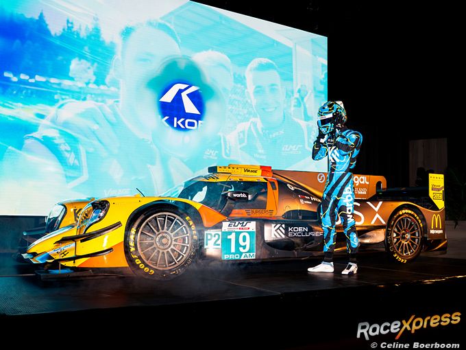 Rik Koen zet belangrijke stap in zijn loopbaan en presenteert LMP2-bolide voor de European Le Mans Series