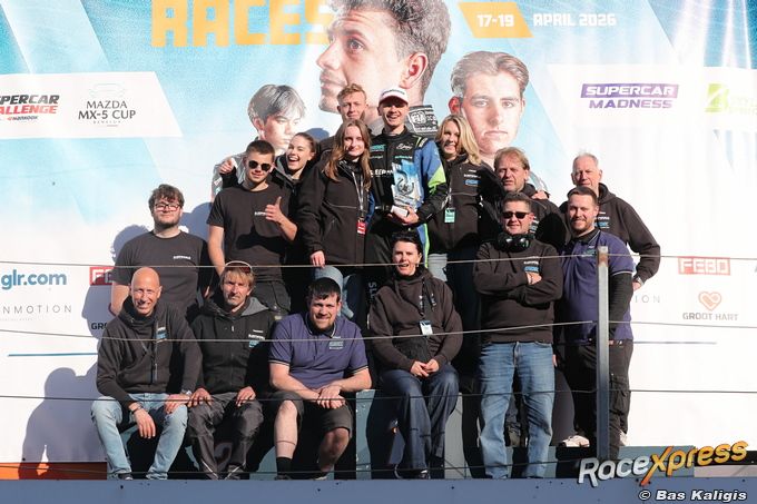 Delano De Ketele start ijzersterk aan Mazda MX-5-seizoen in Zandvoort