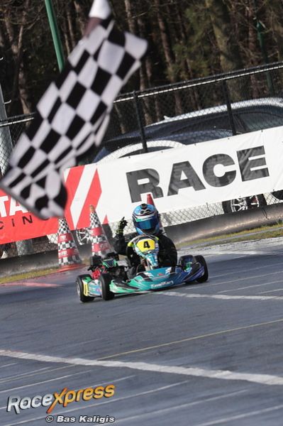 Karttalent Levy van Opbergen-Pereboom racet naar podium op NK