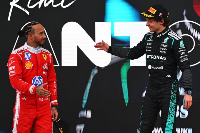 Kimi Antonelli Lewis Hamilton Ferrari Monaco