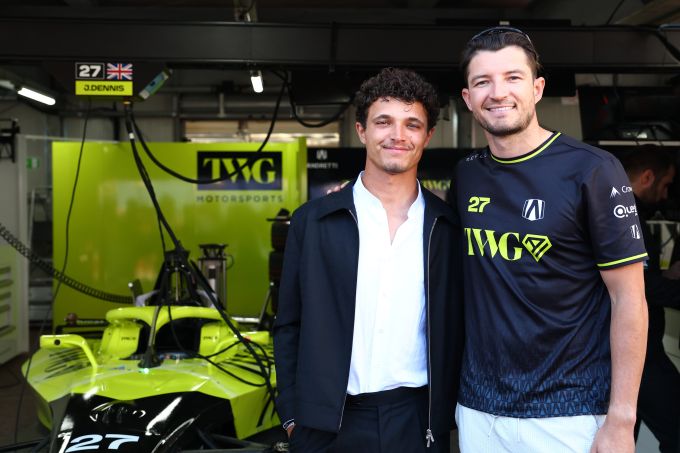 Lando Norris bij Formule E