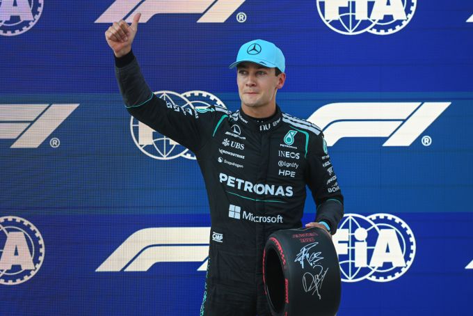 George Russell Formule 1 GP Oostenrijk pole position