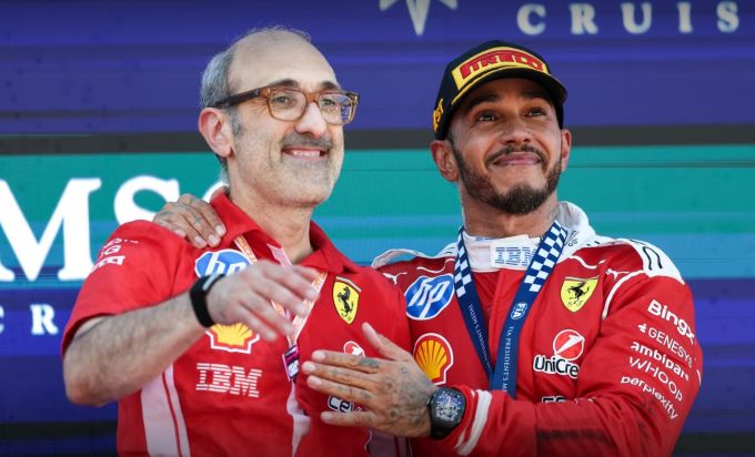 Lewis Hamilton Ferrari Barcelona F1