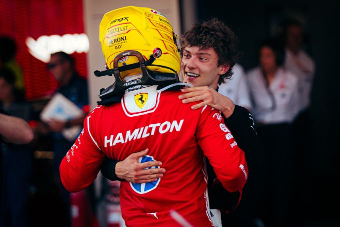Lewis Hamilton Kimi Antonelli Mercedes Ferrari
