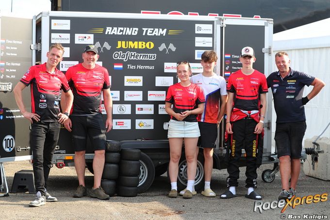 Racingteam Jumbo Olaf Hermus timmert aan de weg! Ties Hermus blijft koploper na knap podium in Strij