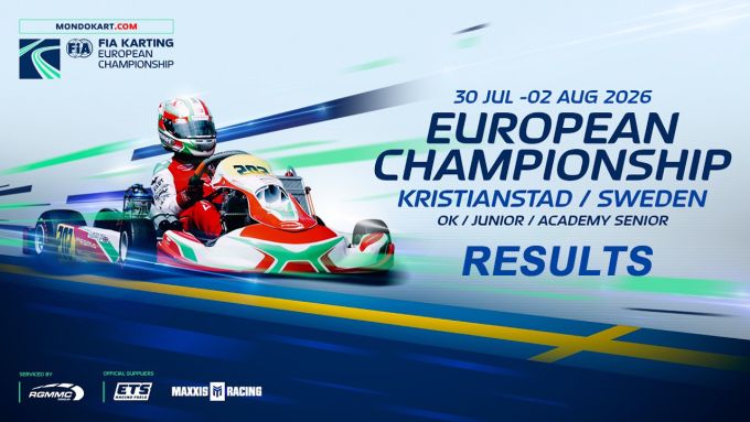 FIA Karting European Championship – OK, OK Junior en Academy Senior op de Åsum Ring in Kristianstad