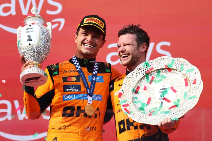 Lando Norris McLaren Hongarije