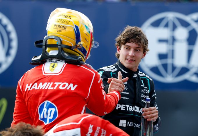 British GP Antonelli Lewis Hamilton