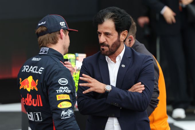 Mohammed Ben Sulayem Bijtanken Formule 1