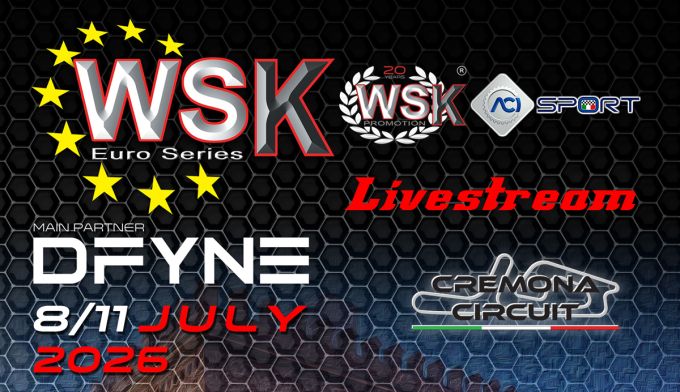 PreFinals en Finals van de WSK Euro Series 2026 Ronde 3
