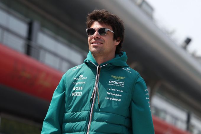 Juan Pablo Montoya Lance Stroll Aston Martin