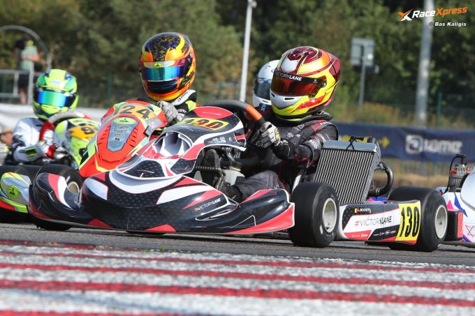 Karttalent Lewis Boodts knokt zich op thuisbaan naar podium in IAME Benelux Series