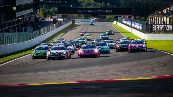 992 Endurance Cup en twaalf uur racen tijdens uniek Porsche-evenement op Spa-Francorchamps