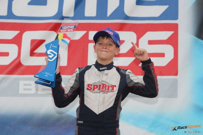 Milo Cornil podium