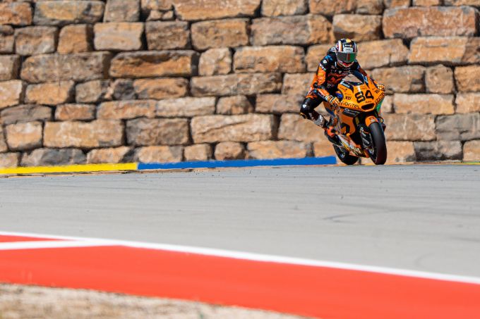 Zonta van den Goorbergh kwam in de Grand Prix van Aragón als 23e over de finish