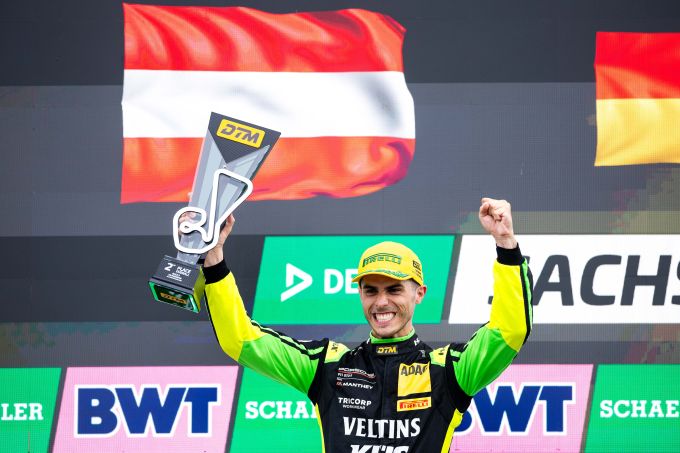Zesde opeenvolgende podiumplaats voor DTM-kampioenschapsleider Thomas Preining