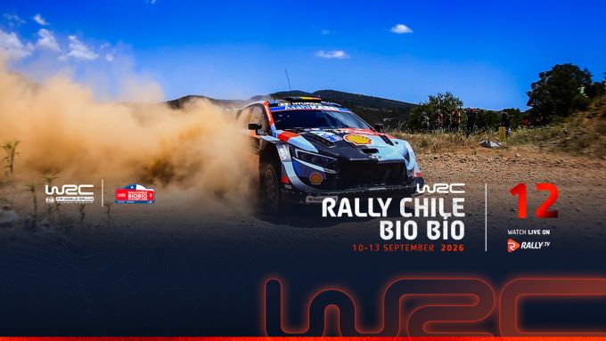 FIA WRC Rally Chile Bio Bio 2026 event banner
