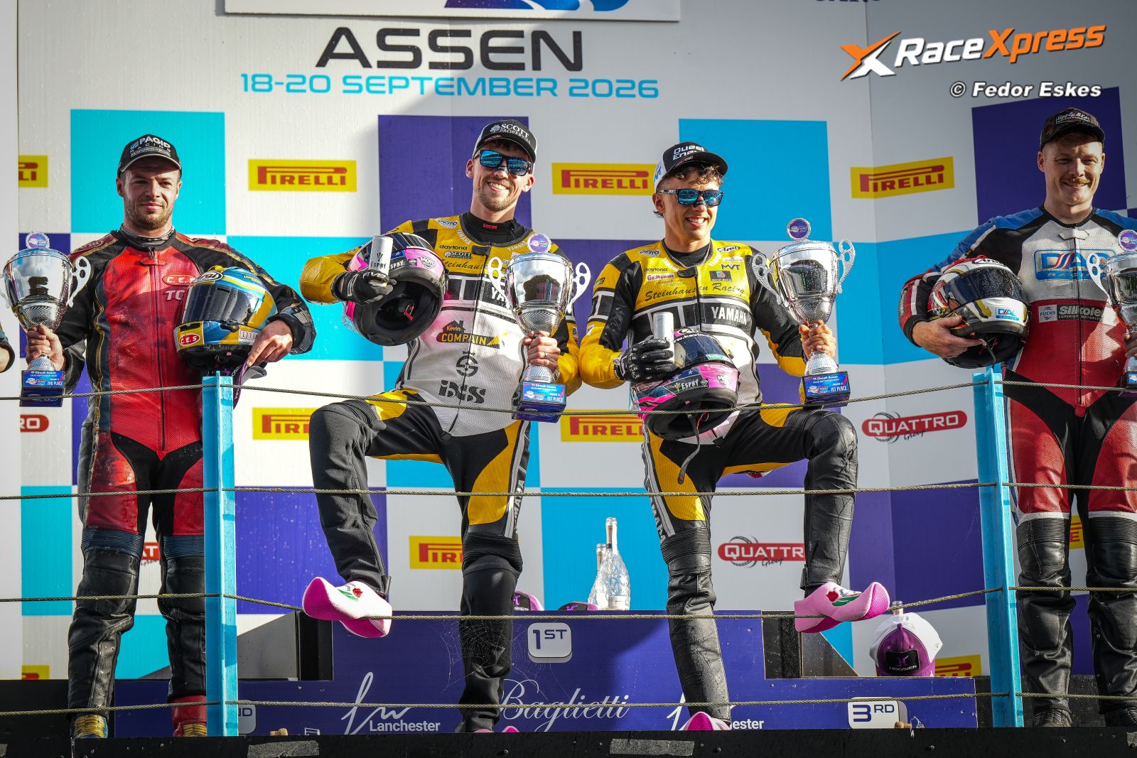 Payne en Rousseau vergroten voorsprong in het FIM Sidecar World Championship in Assen