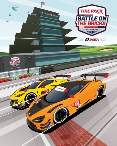 TireRack.com 'Battle on the Bricks' Indianapolis Motor Speedway 18-20 september 2026 IMSA WeatherTech SportsCar Championship; bron foto IMSA 11