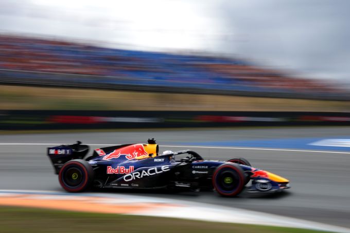 Max Verstappen actie F1 Red Bull