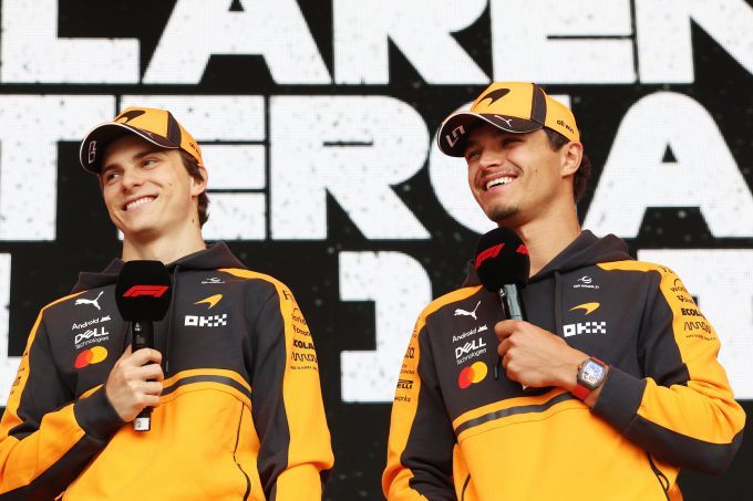 Oscar Piastri en Lando Norris F1 McLaren foto 2