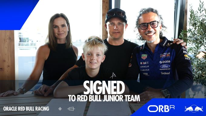 Robin Raikkonen and family F1 Red Bull