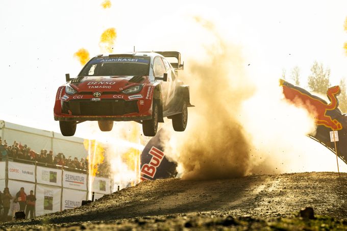 FIA WRC Rally Chile Bio Bio 2026 Solberg Edmondson Toyota actie