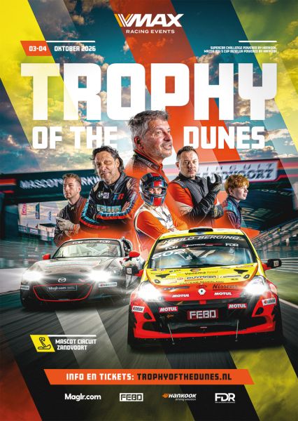 Trophy of the Dunes Supercar Challenge 2026 event poster
