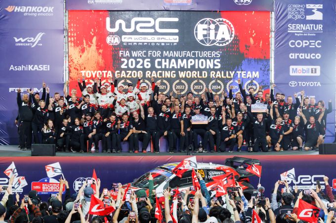 SPECIAL - Toyota schrijft geschiedenis met zesde WRC-wereldtitel op rij dankzij ijzersterke teamprestatie