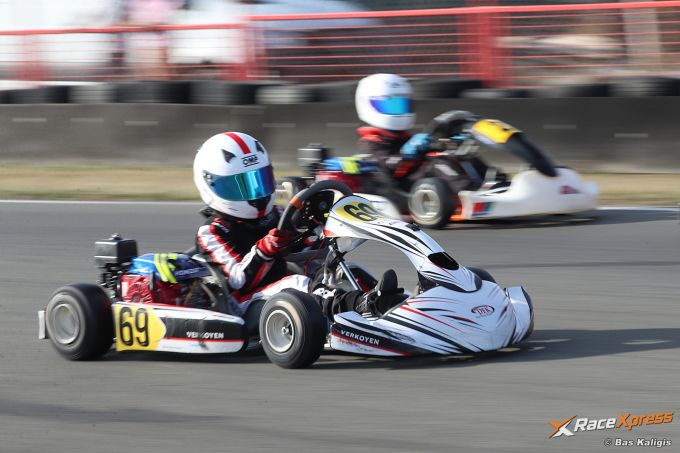 Léon Verkoyen snelste rookie en P2 overall beste resultaat van seizoen in GK4 Kart Series!