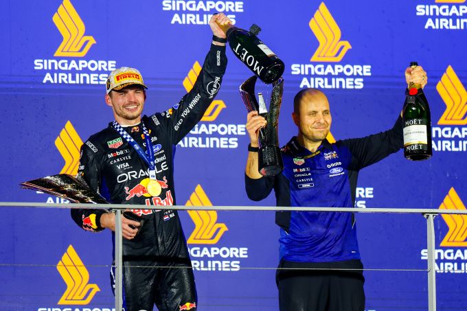 GianPiero Lambiase en Max Verstappen