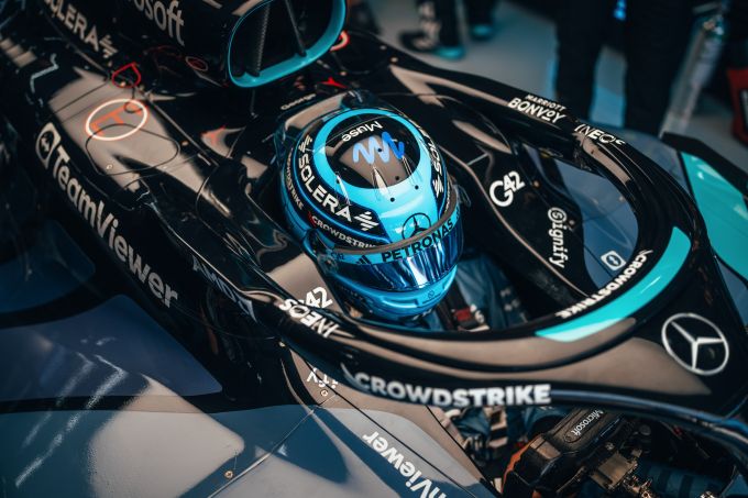George Russell Kimi Antonelli Mercedes Austin foto media.daimler 3