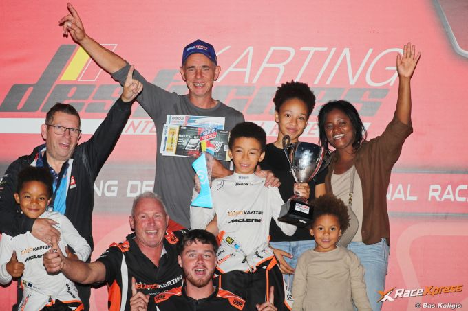 Martin Cecchin, les parents, familie et Team Eurokarting