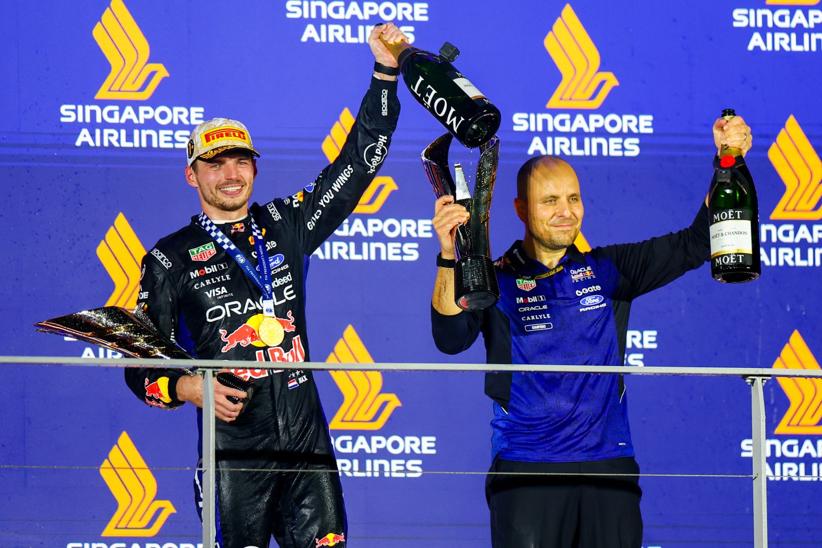 Max Verstappen krijgt de aankomende drie races een andere race-engineer ...